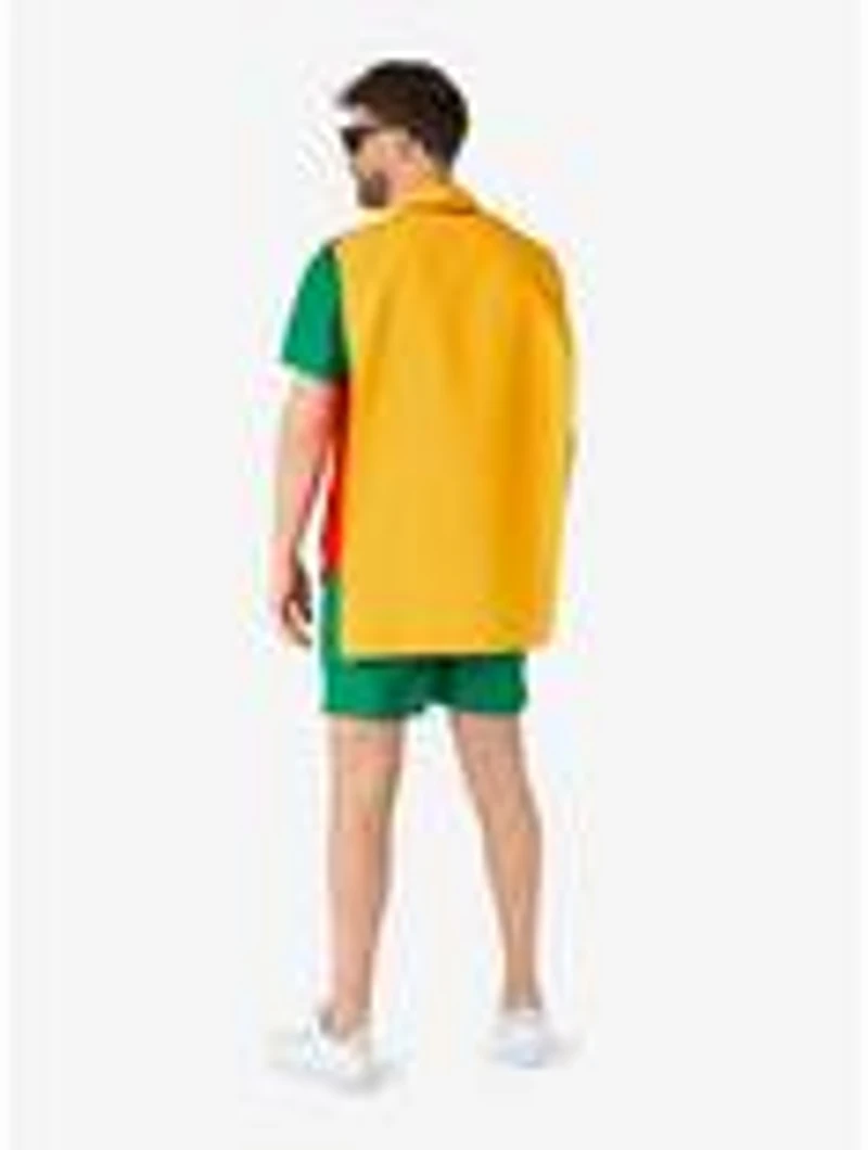 DC Comics Batman Robin Button-Up Shirt and Short