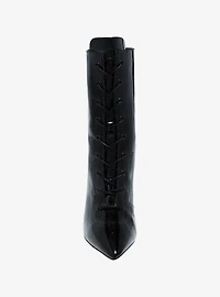 Strange Cvlt Black Victoria Heel Boots