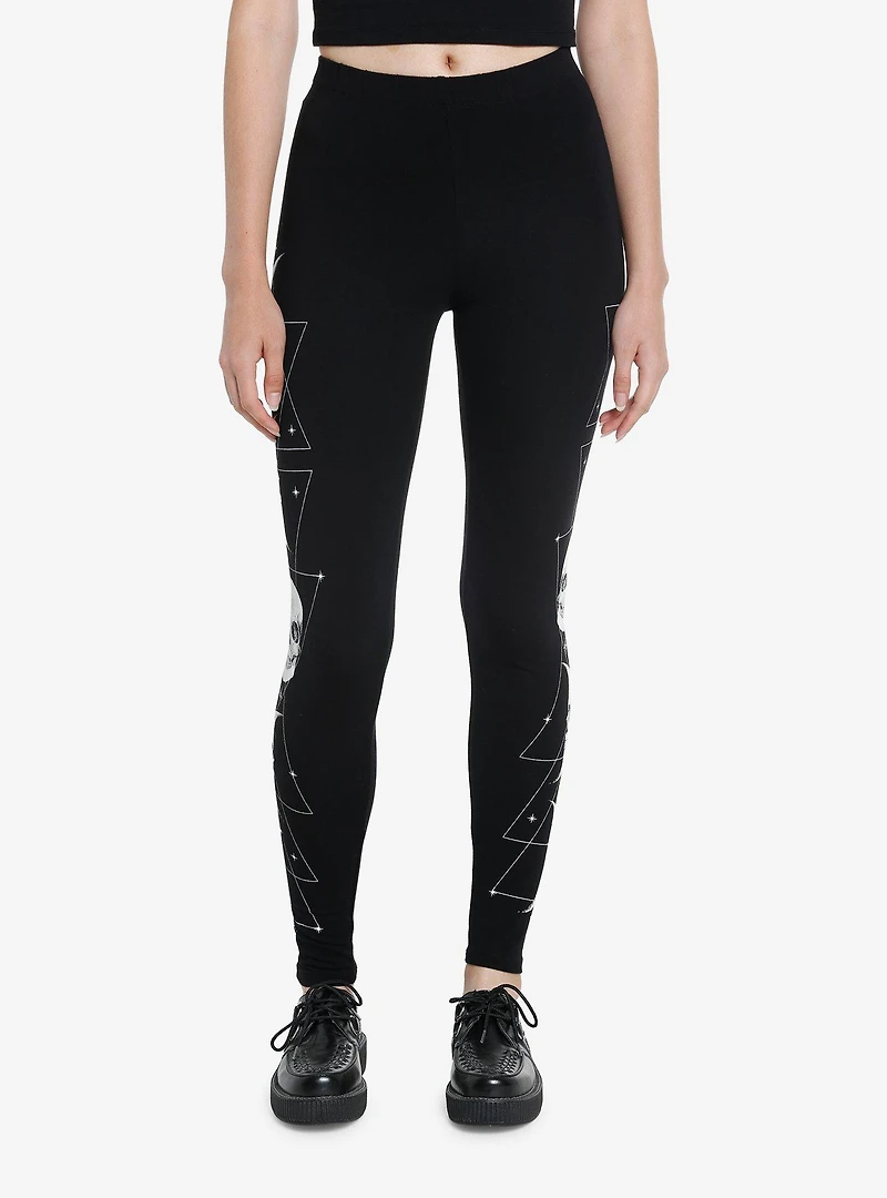 Skull Moon Phase Leggings