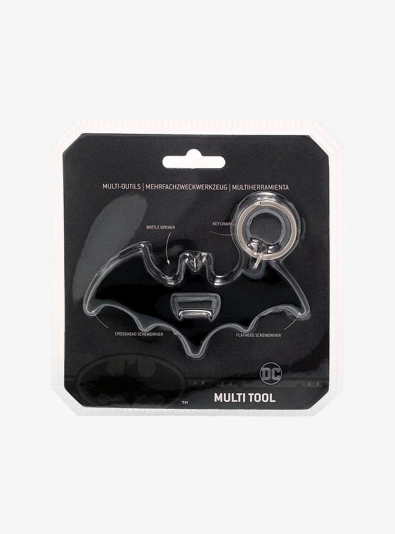 DC Comics Batman Bat Logo Multi-Tool Keychain
