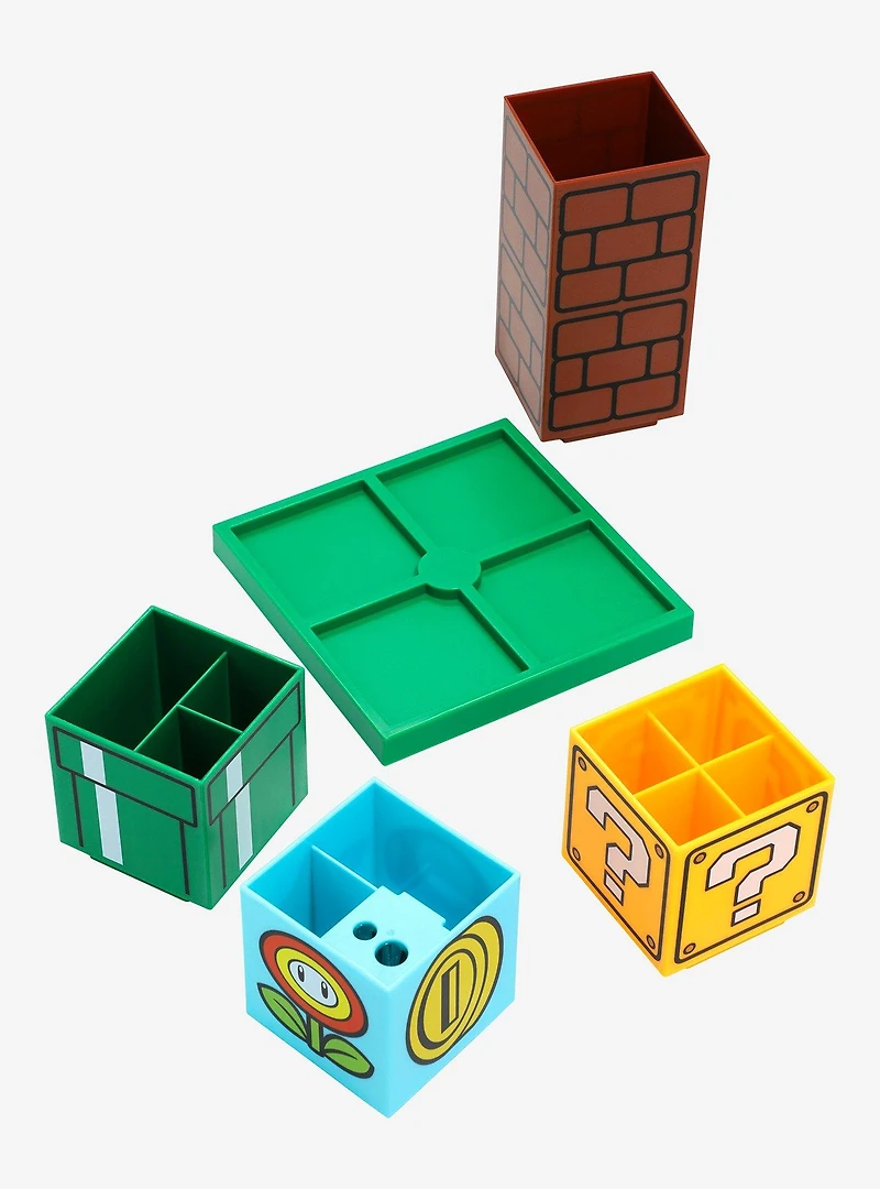 Nintendo Super Mario Game Desktop Organizer