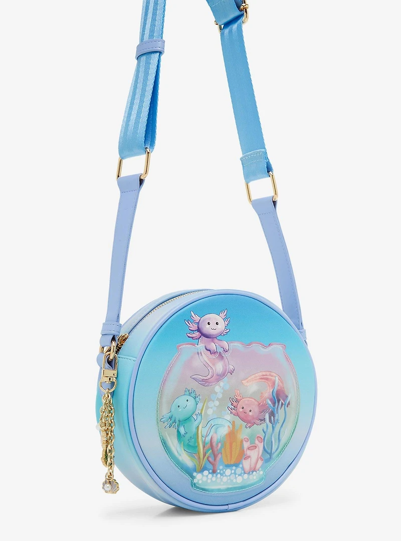 Axolotl Fishbowl Portrait Crossbody Bag - BoxLunch Exclusive