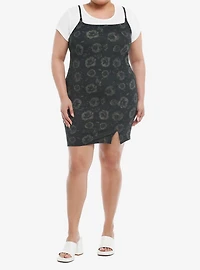 Thorn & Fable® Green Rose Twofer Dress Plus