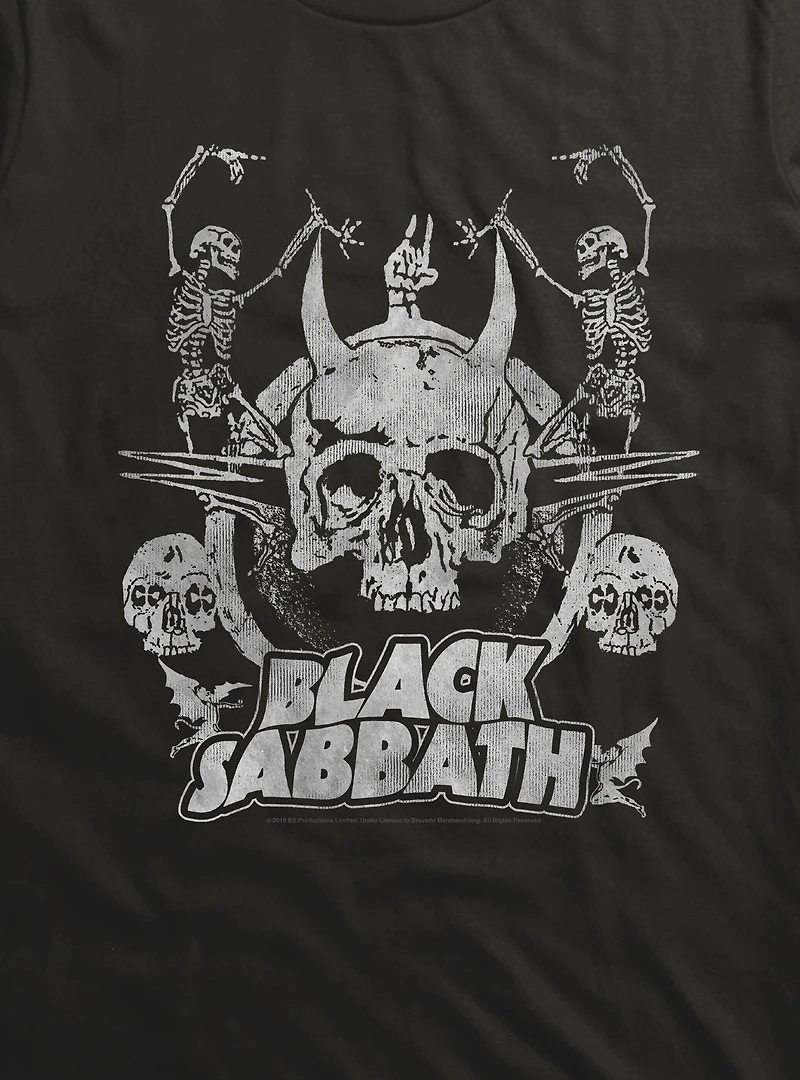 Black Sabbath Dancing Skeletons T-Shirt