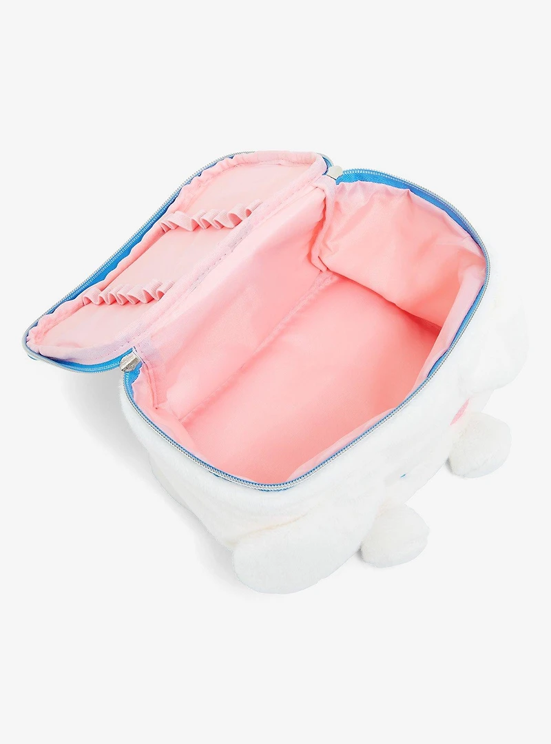 Sanrio Cinnamoroll Faux Fur Figural Cosmetic Case - BoxLunch Exclusive