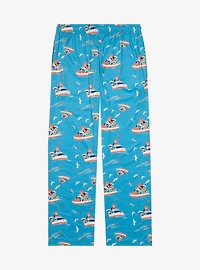 Studio Ghibli Ponyo Scenic Boat Allover Print Sleep Pants - BoxLunch Exclusive