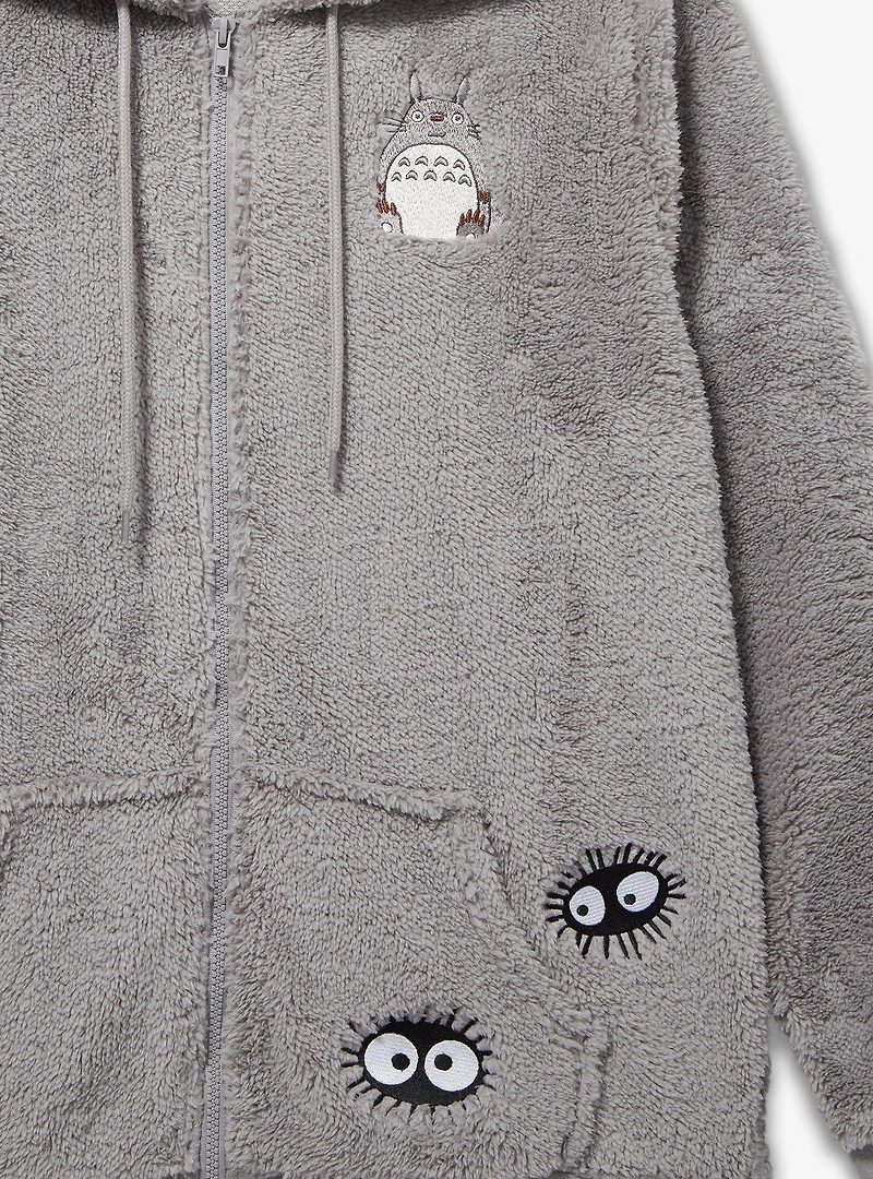 Studio Ghibli My Neighbor Totoro Icons Women's Oversized Sherpa Jacket - BoxLunch Exclusive