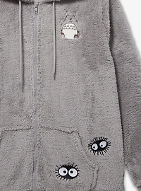 Studio Ghibli My Neighbor Totoro Icons Women's Oversized Sherpa Jacket - BoxLunch Exclusive