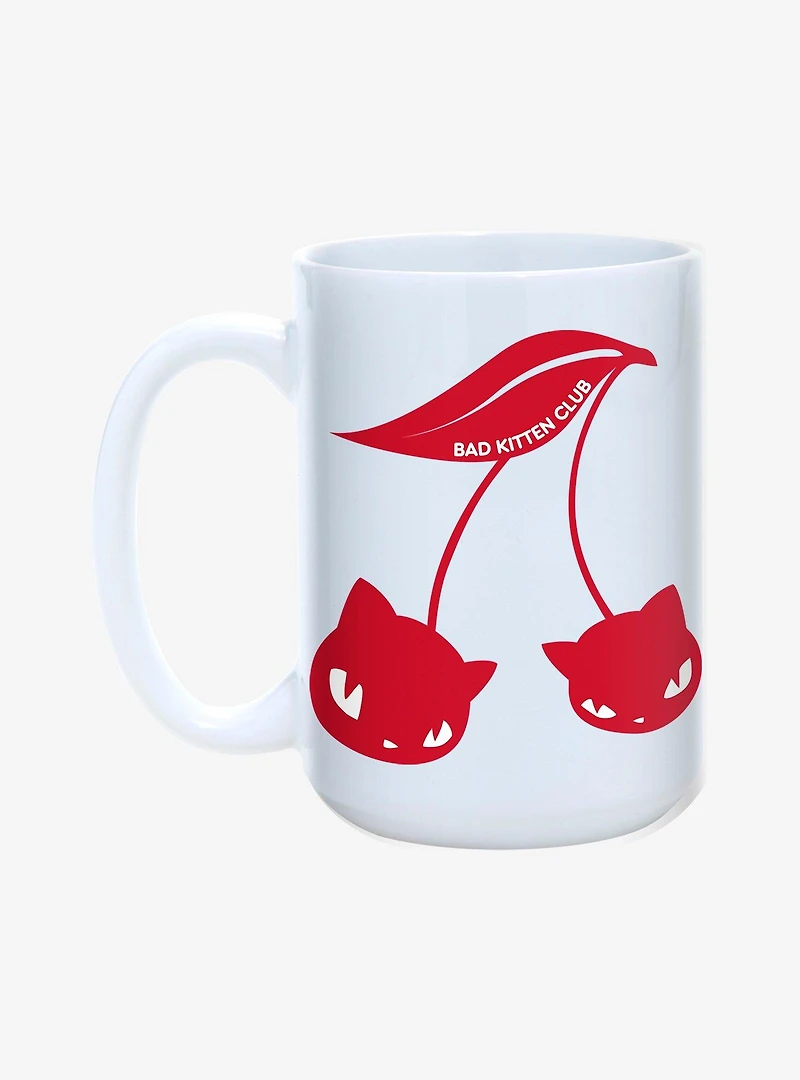 Emily The Strange Bad Kitten Club Cherries Mug 15oz
