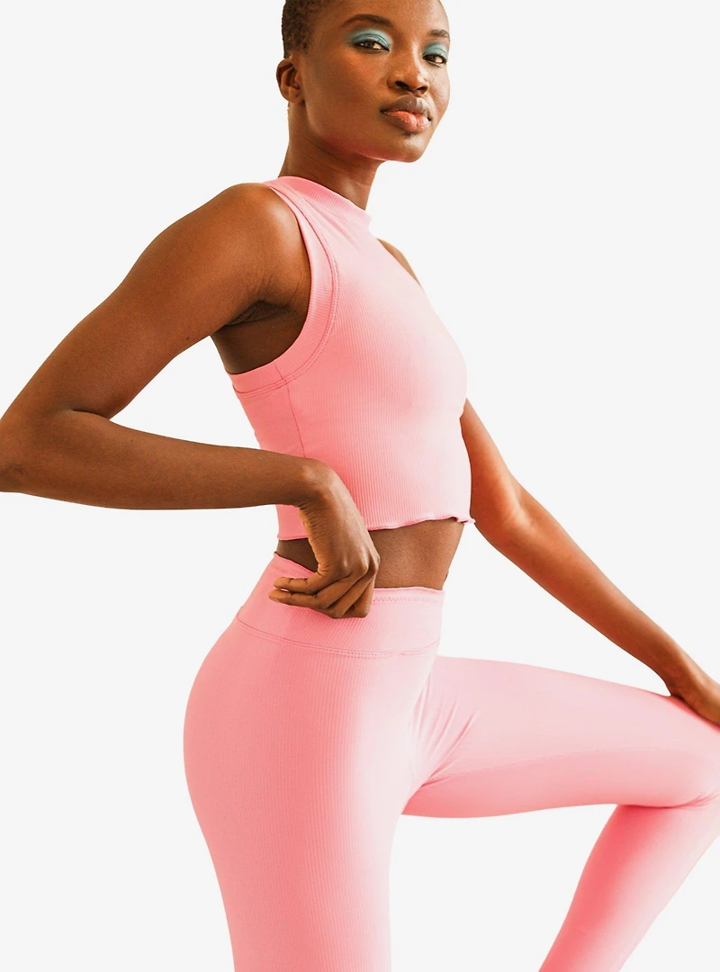 Dippin' Daisy's Lustre Leggings Tropical Punch Pink