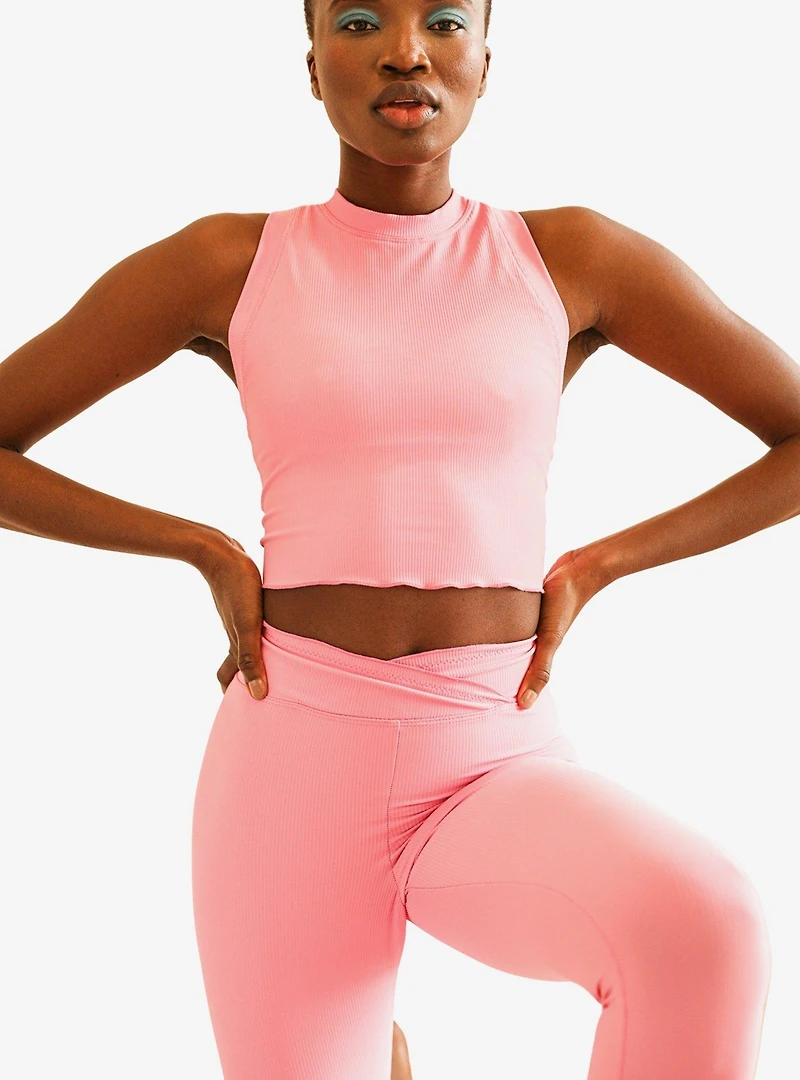 Dippin' Daisy's Lustre Leggings Tropical Punch Pink