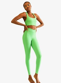 Dippin' Daisy's Lustre Leggings Paradise Palms Green