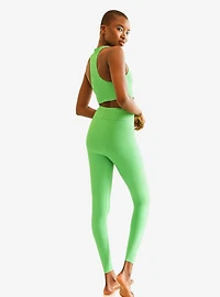 Dippin' Daisy's Lustre Leggings Paradise Palms Green