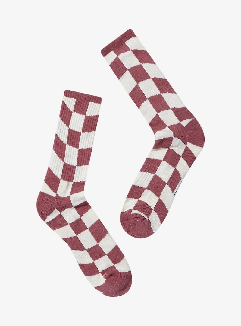 Harry Potter Gryffindor Crest Checkered Crew Socks - BoxLunch Exclusive