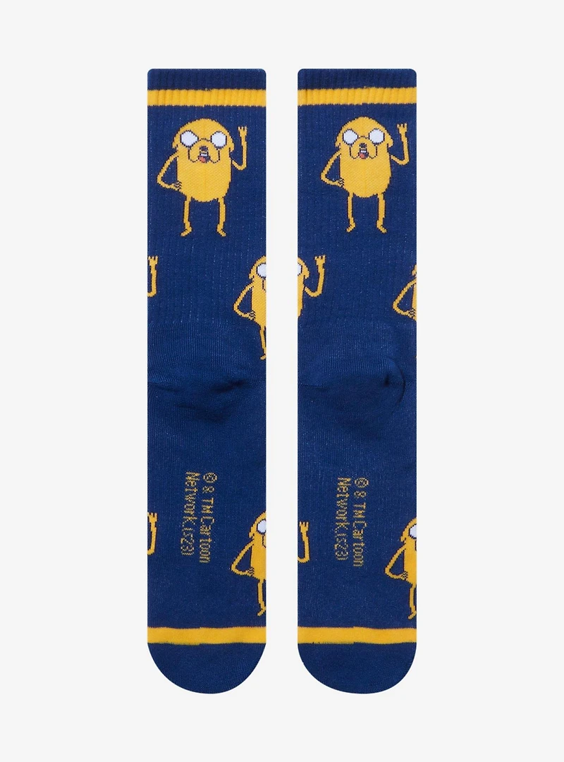 Adventure Time Jake the Dog Allover Print Crew Socks