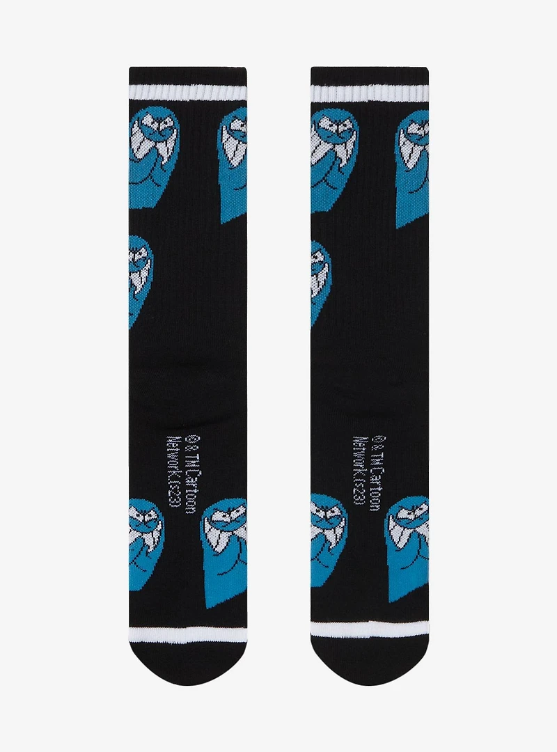 Foster's Home for Imaginary Friends Bloo Allover Print Crew Socks - BoxLunch Exclusive