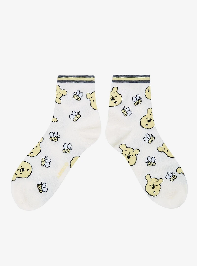 Disney Winnie the Pooh Bees Allover Print Socks - BoxLunch Exclusive