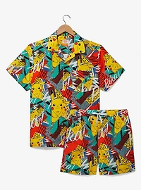 OppoSuits Pokémon Pikachu Patterned Allover Print Woven Button-Up Top - BoxLunch Exclusive