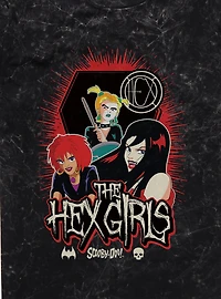 Scooby-Doo The Hex Girls Coffin Logo Mineral Wash T-Shirt