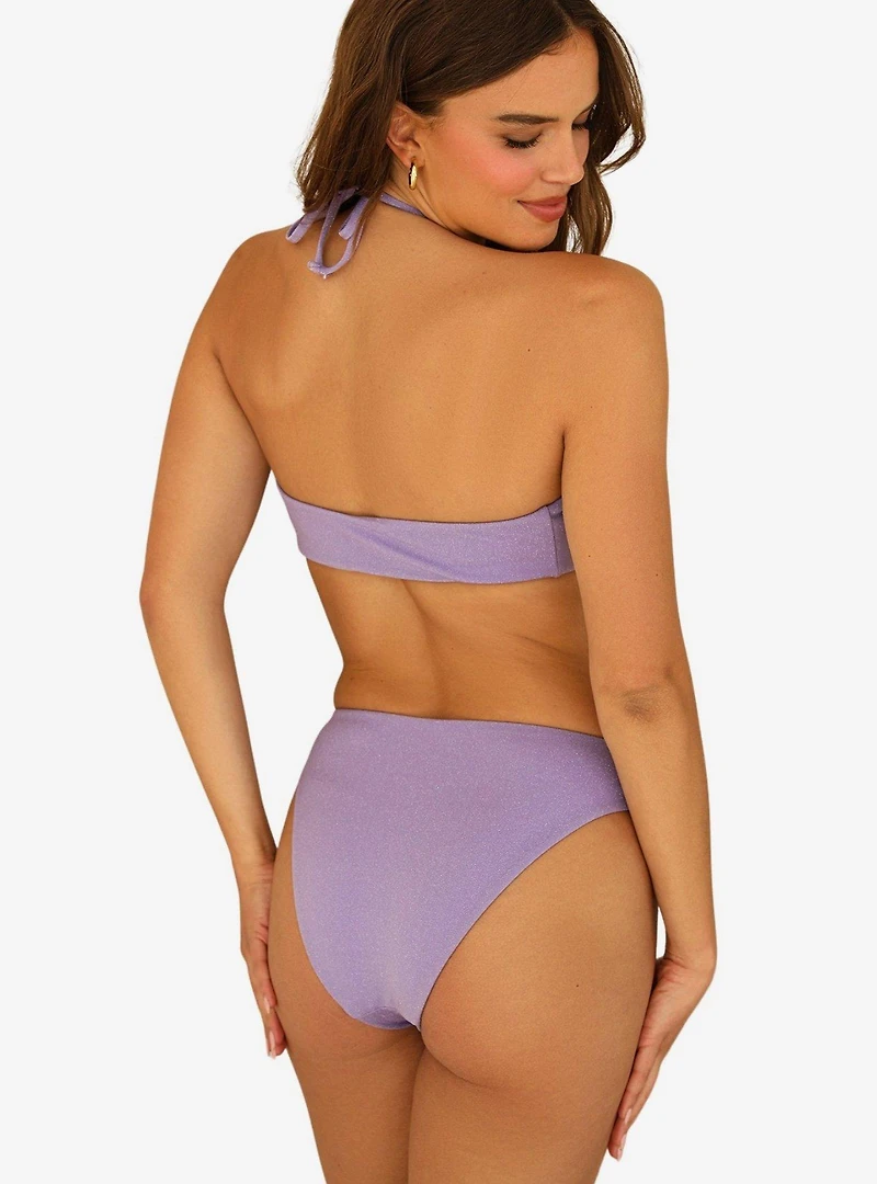 Dippin' Daisy's Seashore Swim Bottom Bedazzled Lilac