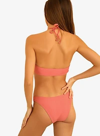 Dippin' Daisy's Amalfi Swim Top Hawaiian Sun Pink Ribbed