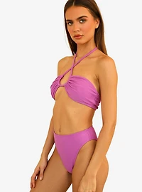 Dippin' Daisy's Seashore Swim Bottom Vivid Violet Ribbed