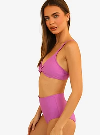 Dippin' Daisy's Balboa Swim Bottom Vivid Violet Ribbed