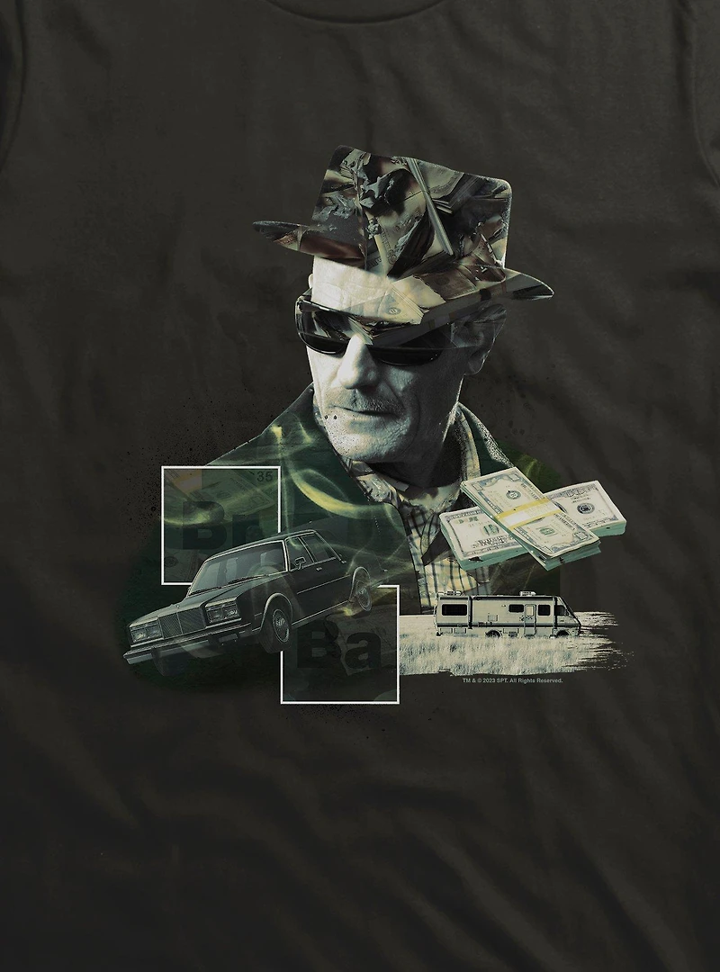 Breaking Bad Heisenberg Collage T-Shirt