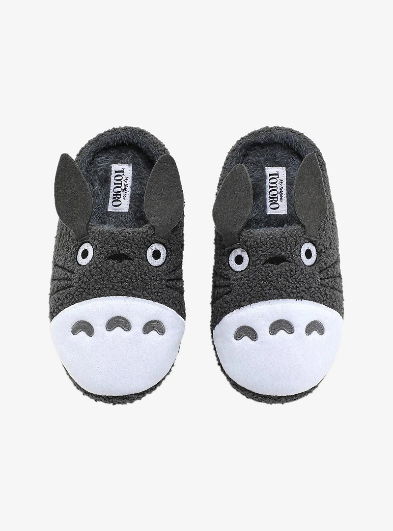 Studio Ghibli My Neighbor Totoro Figural Women's Sherpa Slippers - BoxLunch Exclusive