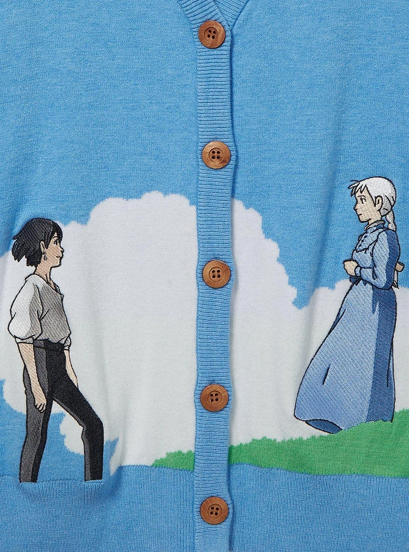 Studio Ghibli Howl's Moving Castle Howl and Sophie Women's Plus Cardigan — BoxLunch Exclusive