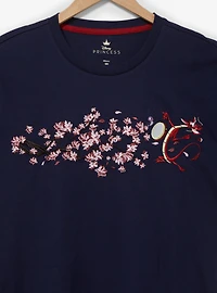 Disney Mulan Mushu Floral Women's T-Shirt - BoxLunch Exclusive