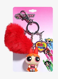 The Powerpuff Girls Blossom Pom Pom Multi Charm Keychain