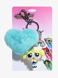 The Powerpuff Girls Bubbles Pom Pom Multi Charm Keychain