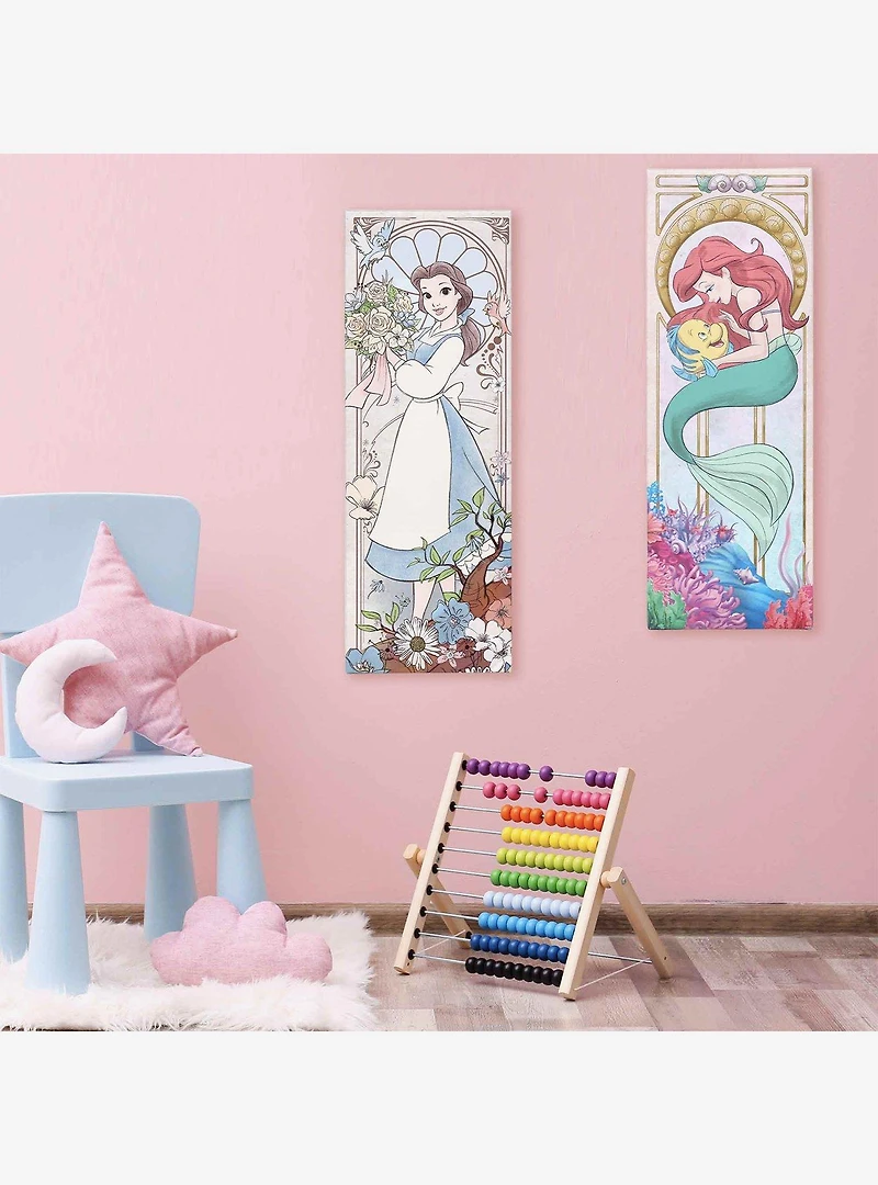 Disney The Little Mermaid Ariel & Flounder Vertical Canvas Wall Decor
