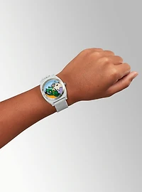 Nixon Time Teller OPP Hannah Eddy White Watch