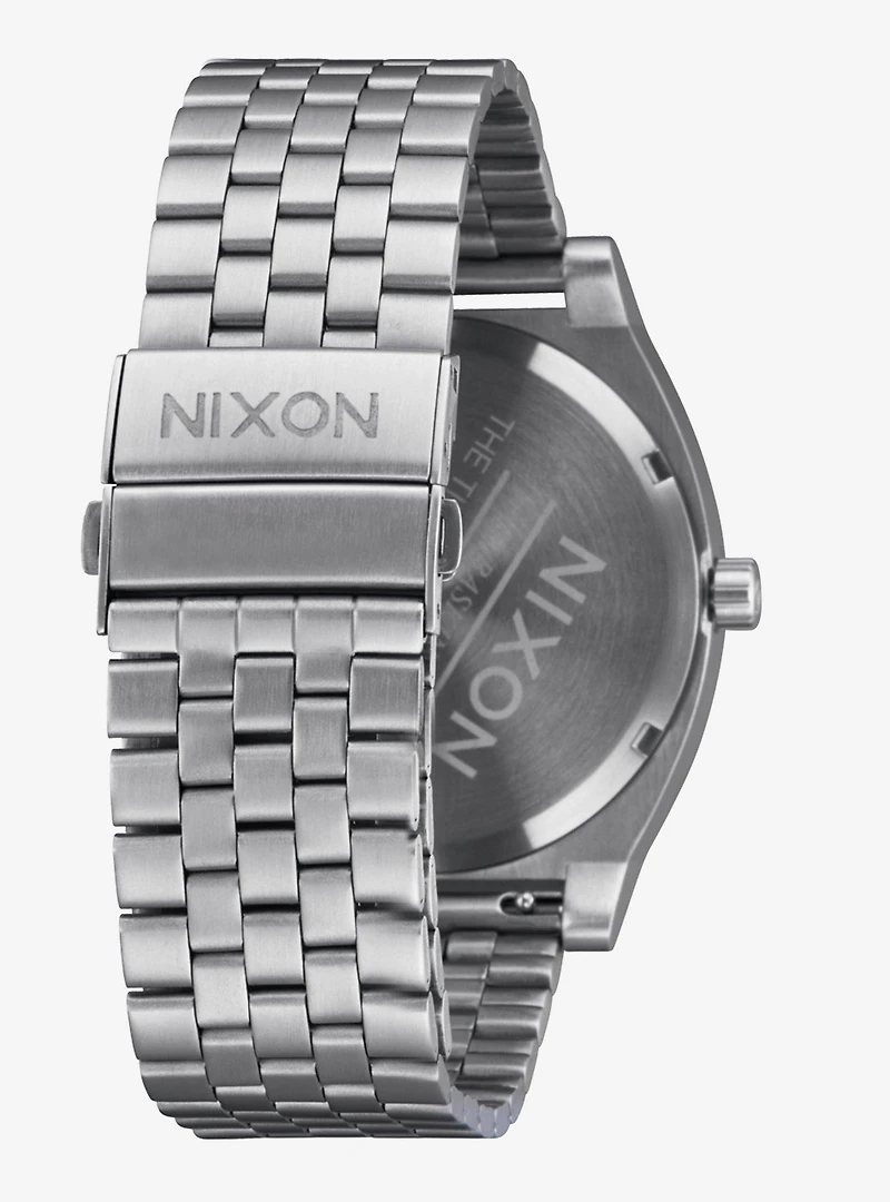Nixon Time Teller Solar Silver x Dusty Blue Sunray Watch
