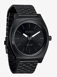 Nixon Time Teller Solar All Black x White Watch