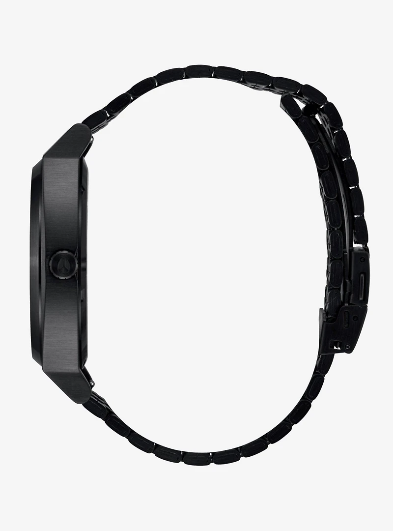 Nixon Time Teller Solar All Black x White Watch