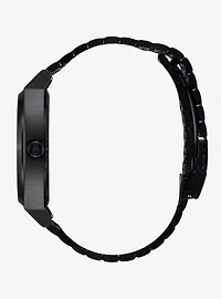 Nixon Time Teller Solar All Black x White Watch