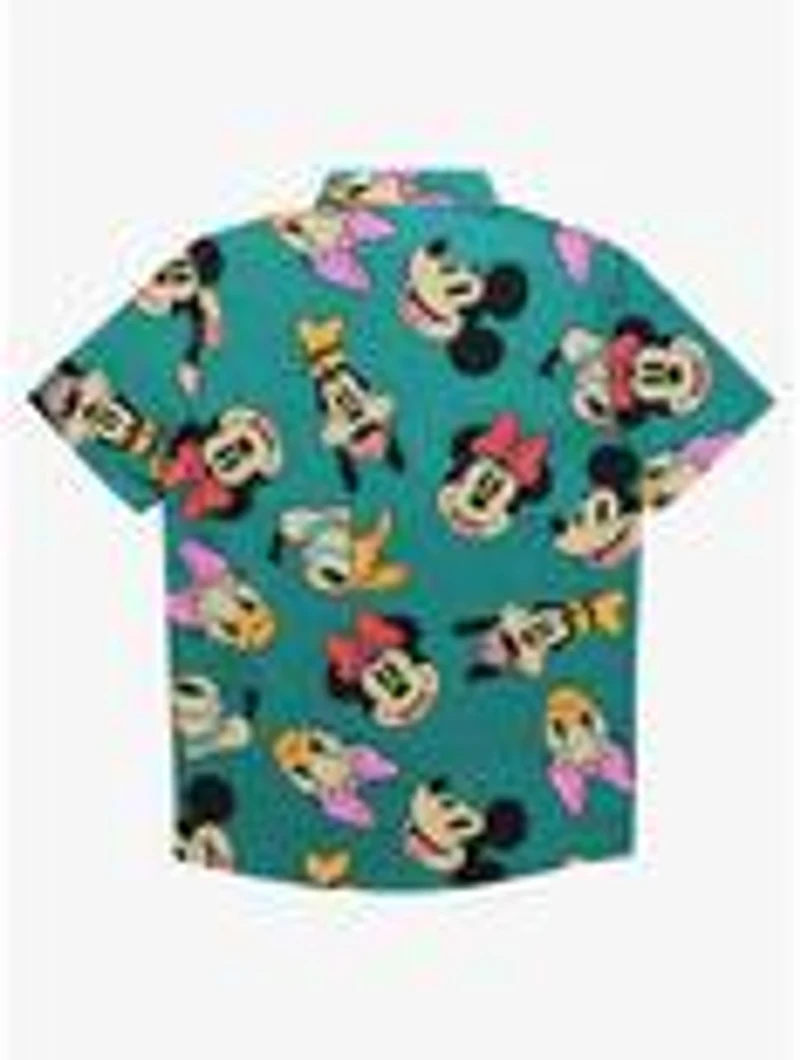 Disney Mickey Mouse & Friends Woven Button-Up