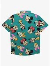 Disney Mickey Mouse & Friends Woven Button-Up