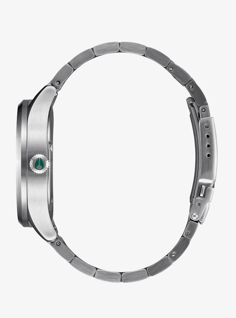 Nixon Sentry Solar Stainless Steel Silver x Jasper Watch