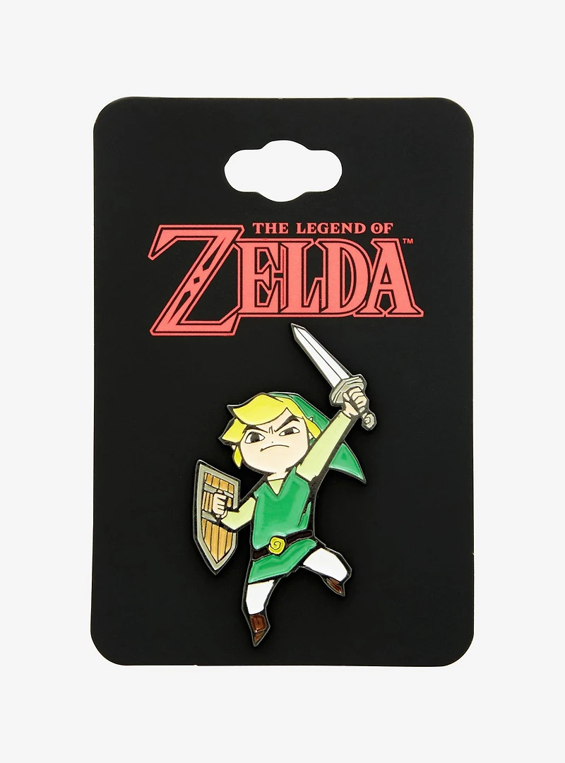 The Legend of Zelda Link Enamel Pin - BoxLunch Exclusive