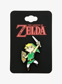 The Legend of Zelda Link Enamel Pin - BoxLunch Exclusive