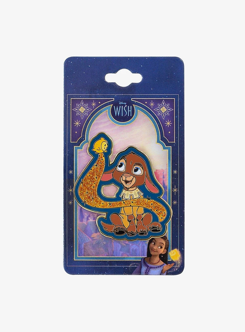 Disney Wish Valentino and Star Glittery Enamel Pin - BoxLunch Exclusive