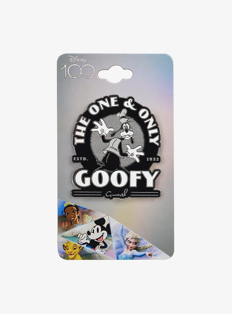 Disney 100 Goofy Tonal Portrait Enamel Pin - BoxLunch Exclusive