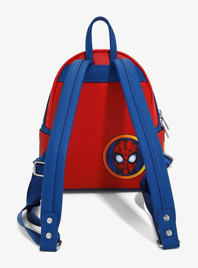 Loungefly Marvel Spider-Man Stained Glass Mini Backpack — BoxLunch Exclusive