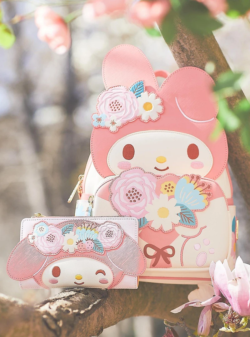 Loungefly Sanrio My Melody Figural Floral Mini Backpack — BoxLunch Exclusive