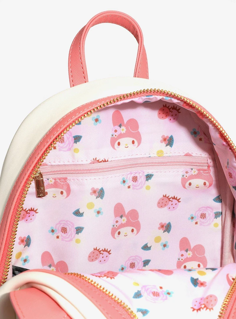 Loungefly Sanrio My Melody Figural Floral Mini Backpack — BoxLunch Exclusive