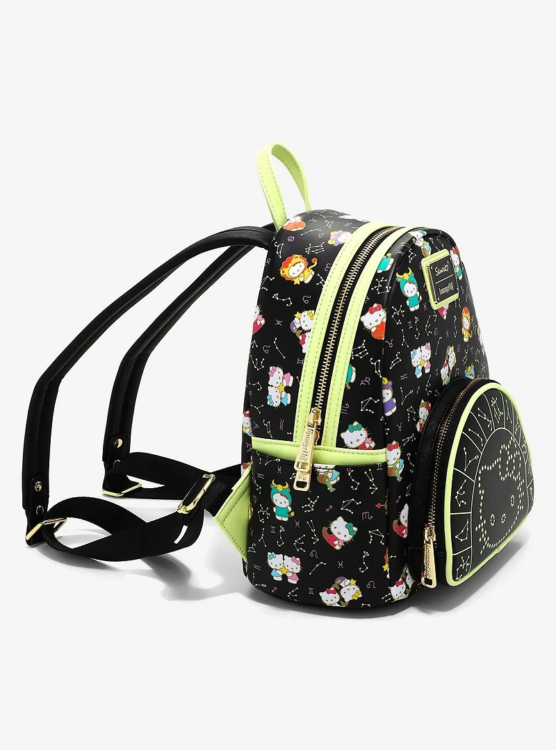 Loungefly Sanrio Hello Kitty Zodiac Sign Glow-in-the-Dark Mini Backpack — BoxLunch Exclusive